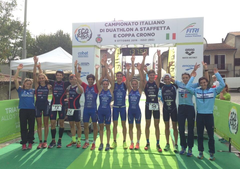 A ISSO DUE SECONDI POSTI AI CAMP. ITAL. A SQUADRE DI DUATHLON